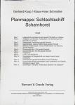 Planmappe: Schlachtschiff Scharnhorst