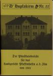 Der Physikatsbericht für das Landgericht Pfaffenhofen a.d. Ilm von 1861