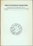 Blätter für oberdeutsche Namenforschung, 15. Jahrgang 1978