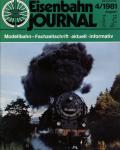 Eisenbahn Journal Heft 4/1981 (August 1981)