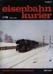 Eisenbahn-Kurier Heft Nr. 1/78 (Januar 1978)