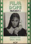 Film Dope No. 3 (August 1973): Interview with Saul Bass