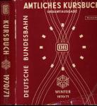Kursbuch Deutsche Bundesbahn Winter 1970/71. Gesamtausgabe
