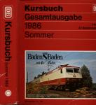 Kursbuch Deutsche Bundesbahn Sommer 1986. Gesamtausgabe