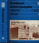 Kursbuch Deutsche Bundesbahn Winter 1986/87. Gesamtausgabe