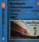 Kursbuch Deutsche Bundesbahn Winter 1987/88. Gesamtausgabe
