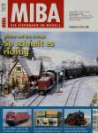 MIBA. Die Eisenbahn im Modell Heft 1/2021: So schneit es richtig. Winter auf der Anlage