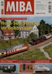 MIBA. Die Eisenbahn im Modell Heft 8/2008: Nord-Süd-Strecke im Hobbyraum. Große Märklin-Anlage mit Kult-Thema