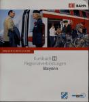 Kursbuch E Regionalverbindungen der Deutschen Bahn AG: Bayern. Gültig vom 09.12.2007 bis 13. 12. 2008