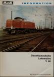 Dieselhydraulische Lokomotive V 90 der Deutschen Bundesbahn für den leichten Reise- und Güterzugdienst
