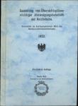 Sammlung von Übersichtsplänen wichtiger Abzweigungsbahnhöfe der Reichsbahn 1922 [Reprint]