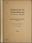 Merkbuch für die Fahrzeuge der Deutschen Bundesbahn.  Dampflokomotiven und Tender (Regelspur). Ausgabe 1953