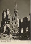 Ansichtspostkarte München 1945: Mariahilf-Kirche 1945 (Original)
