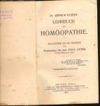Lehrbuch der Homöopathie, hrggb. von Paul Lutze