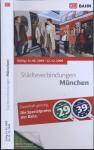 Deutsche Bahn (DB) Städteverbindungen München, gültig 14.06.2009 - 12.12.2009