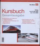 Deutsche Bahn: Kursbuch Gesamtausgabe 2002, gültig vom 16.06.2002 bis 14.12.2002 9 Bde. und 1 Übersichtskarte (= kompl. Edition)