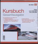 Deutsche Bahn: Kursbuch Gesamtausgabe 2001/2002, gültig vom 10.06.2001 bis 15.06.2002. 9 Bde. und 1 Übersichtskarte (= kompl. Edition)