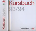 Deutsche Bahn: Kursbuch 1993/94, gültig vom 23.05.1993 bis 28.05.1994