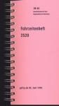 Deutsche Bahn: Fahrzeitenheft 2520, gültig ab 02. Juni 1996