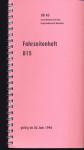 Deutsche Bahn: Fahrzeitenheft 815, gültig ab 02. Juni 1996
