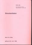 Deutsche Bahn: Streckenlisten/Regionalbereich Frankfurt/M., gültig ab 02. Juni 1996