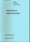 Deutsche Bahn: Zugverzeichnis P regionale Reisezüge, Regionalbereich Nürnberg, gültig an 02. Juni 1996. Jahresfahrplan 1996/97