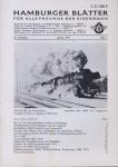 Hamburger Blätter für alle Freunde der Eisenbahn, 20. Jahrgang 1973: 8 Hefte (=kompl. Jahrgang)