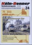 Köln-Bonner Verkehrsmagazin Heft 24 (2/2012): Die Stirnlampen der Kölner DUEWAG-Gelenkwagen