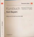 Kursbuch Süd-Bayern 1997/98, gültig vom 01.06.1997 bis 23.05.1998
