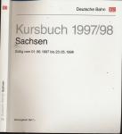Kursbuch Sachsen 1997/98, gültig vom 01.06.1997 bis 23.05.1998