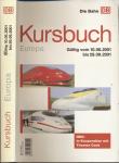 Kursbuch Europa, gültig vom 10.06.2001 bis 29.09.2001
