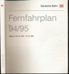 Fernfahrplan 1994/95, gültig vom 29.05.1994 bis 27.05.1994