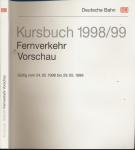 Kursbuch Fernverkehr 1998/99, gültig vom 24.05.1998 bis 29.05.1999