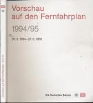 Vorschau auf den Fernfahrplan 1994/95, gültig vom 29.05.1994 bis 27.05.1995