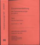 Zusammenstellung der Fahrplanauszüge im SPFV Teil I: Züge des Regelverkehrs, Zugnummern 2-1399. Jahresfahrplan 2000/2001, gültig ab 28. Mai 2000