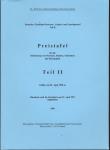 Preistafel für die Beförderung von Personen, Hunden, Fahrrädern und Reisegepäck Teil II, gültig vom 01. April 1998