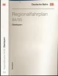 Regionalfahrplan Oberbayern 1994/95, gültig vom 29.05.1994 bis 27.05.1995