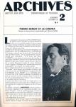 ARCHIVES - Institut Jean Vigo - Cinémathèque de Toulouse Nr. 2  Novembre/Decembre: Pierre Benoit et le Cinéma (Marcel Oms)