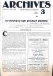 ARCHIVES - Institut Jean Vigo - Cinémathèque de Toulouse Nr. 3 (Janvier/Fevrier 1987): Du Nouveau sur Charley Bowers (Louise Beaudet / Raymond Borde)