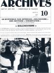 ARCHIVES - Institut Jean Vigo - Cinémathèque de Toulouse Nr. 10 (Janvier 1988): Un Mysterieux Film Antirouge 'Bolchevisme', son Antithese 'Cohibitation' (Raymond Borde)