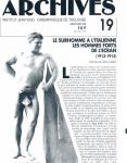 ARCHIVES - Institut Jean Vigo - Cinémathèque de Toulouse Nr. 19 (Janvier 1989): Le Surhomme à l'Italienne. Les Hommes Forts de l'Ecran 1913 - 1915