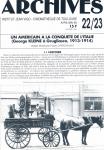 ARCHIVES - Institut Jean Vigo - Cinémathèque de Toulouse Nr. 22/23 (Avril/Mai 1989): Un Américain a la Conquête de l'Italie (George Kleine à Grugliasco 1913-1914 (Paolo Cherchi-USA)