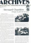 ARCHIVES - Institut Jean Vigo - Cinémathèque de Toulouse Nr. 48/49 (Mars/Avril 1992): Bernard Chardère. l'Image au Pied de la Lettre