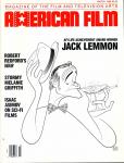 American Film. Magazine of the Film and Television Arts, March 1988: Cover story: AFI life achievement award winner Jack Lemmon