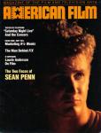 American Film. Magazine of the Film and Television Arts, April 1986: Cover story: The two faces of Sean Penn