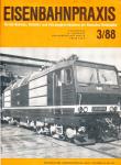 Eisenbahnpraxis. Für den Betriebs-, Verkehrs- und Fahrzeugbetriebsdienst der Deutschen Reichsbahn. Heft 3/88 (1988)