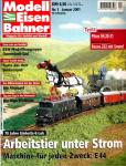 Modelleisenbahner. Magazin für Vorbild und Modell Heft 1/2001: 01.5: Arbeitstier unter Strom. 70 Jahre Einheits-E-Lok. Maschine für jeden Zweck: E44
