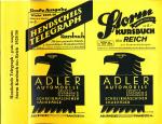 Hendschels Telegraph - Storm Kursbuch. Große Ausgabe fürs Reich 1929/30: Kursbuch mit dem gesamten Inlands- und dem wichtigen Auslandsverkehr - Kursbuch mit Fernverbindungen (Reprint)