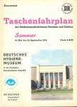 Taschenfahrplan der Reichsbahndirektion Dresden und Cottbus Sommer 1974, gültig vom 26. Mai bis 28. September 1974