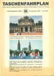 Taschenfahrplan der Reichsbahndirektion Dresden und Cottbus Winter 1990/91, gültig vom 30. September - 1. Juni 1991